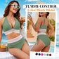 🔥2025 New Type 49% OFF💥👙High Waisted Tummy Control Color Block Bikini Sets
