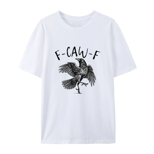 💥Surprise Price: Only £10.99!!🖤🐦‍⬛Humorous Crow Graphic T-Shirt – Say It With a Caw!