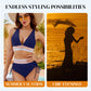🔥2025 New Type 49% OFF💥👙High Waisted Tummy Control Color Block Bikini Sets