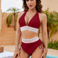 🔥2025 New Type 49% OFF💥👙High Waisted Tummy Control Color Block Bikini Sets