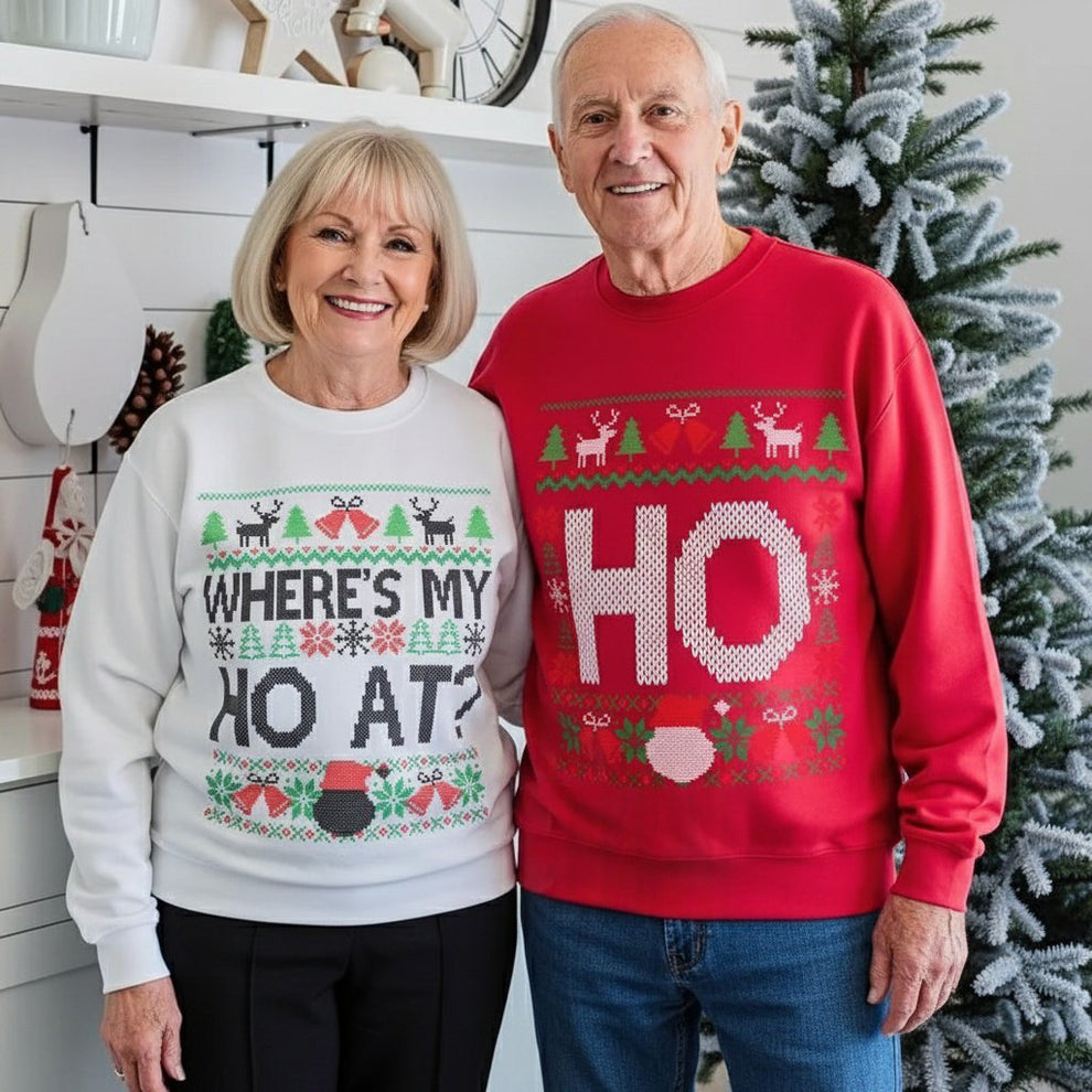 🎄🎁Christmas Sale 50 OFF!!😂Funny Couples Christmas Sweatshirt dreamzaya