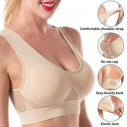 🔥2025 Hot Sale 50% OFF✨🔥Breathable Cool Liftup Air Bra😀BUY 2 GET 1 FREE