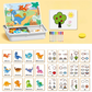 🎁🔥Last day sale 50% OFF🔥 Magnetic Puzzle Dress-Up Game Children's Double-Sided Educational Toy Portable Preschool Learning Toy - While Supplies Last🔥