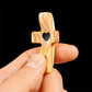 🏆Flash Sale⚡ 50K+ SOLD! Almost Gone-💥✝️100% Handmade Wooden Cross My Heart - Gift of Encouragement