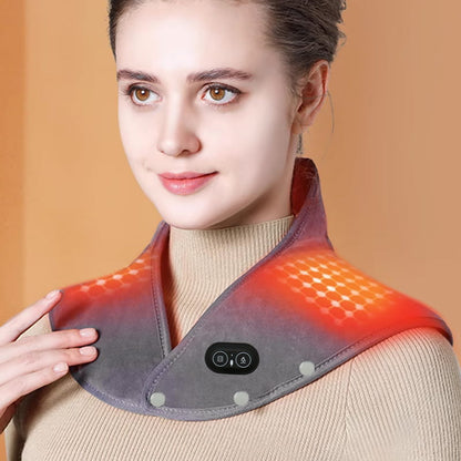 🔥This week's special price:￡18.99!!🔥Electric Neck and Shoulder Heating Pad with Vibration