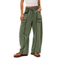 🌞Summer Sale 50% OFF🔥Women's Casual Loose Drawstring Wide-Leg Pants👖