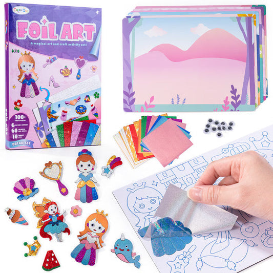 ⏳Time-limited Special⏰Children's Creative Fun Foil Art Set