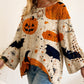 🎃Halloween 50% Off Special Offer💓Women's Halloween Loose Fit Batwing Knit Sweater