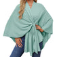 🎁🔥Last day sale 50% OFF🔥Women's Elegant Soft Open Front Poncho Sweater