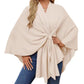 🎁🔥Last day sale 50% OFF🔥Women's Elegant Soft Open Front Poncho Sweater