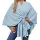 🎁🔥Last day sale 50% OFF🔥Women's Elegant Soft Open Front Poncho Sweater