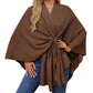 🎁🔥Last day sale 50% OFF🔥Women's Elegant Soft Open Front Poncho Sweater
