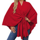 🎁🔥Last day sale 50% OFF🔥Women's Elegant Soft Open Front Poncho Sweater